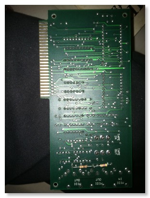 Sentech MIDI Interface Card Back Side