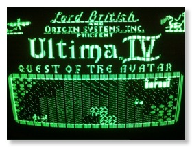 Ultima IV Main Screen